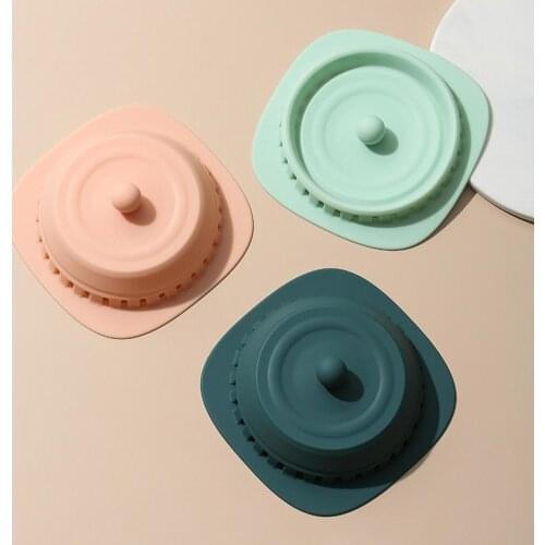Durable Silicone Floor Drain Cover Sealed Plug Toilet Anti-odor Anti-insect Stopper Bathroom Toilet Supplies Products