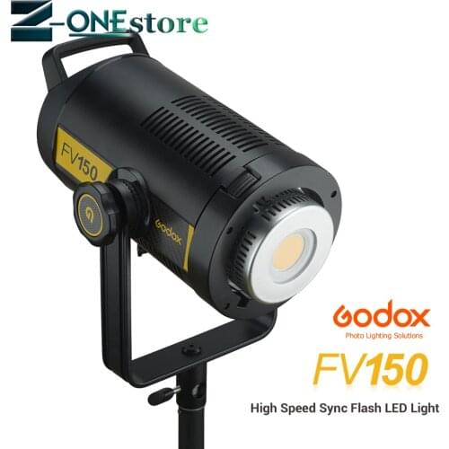 Godox FV150 150W High Speed Sync Flash LED Light with Built-in 2.4G Wireless Receiver + Remote Control for Canon Nikon