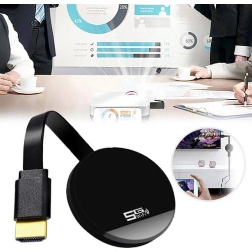 TV Stick 5G Full HD Wireless Adapter Wifi Display Dongle Mirascreen Mirror Miracast Airplay DLNA Receiver for Projector HDTV