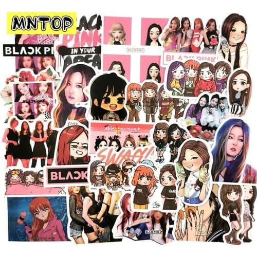 10/30/54pcs/pack Cartoon Girl Singer Waterproof Stickers For DIY TOY Luggage Scrapbook Skateboard Laptop Motorcycle Bicycle