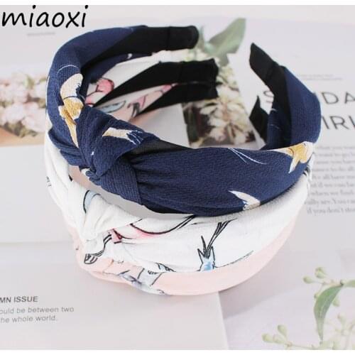 Fashion Women Hairbands Casual Womens Cute Headwear Summer Girl Brand Hair Hoop Hair Bands Lady Casual Bird Hair Accessories