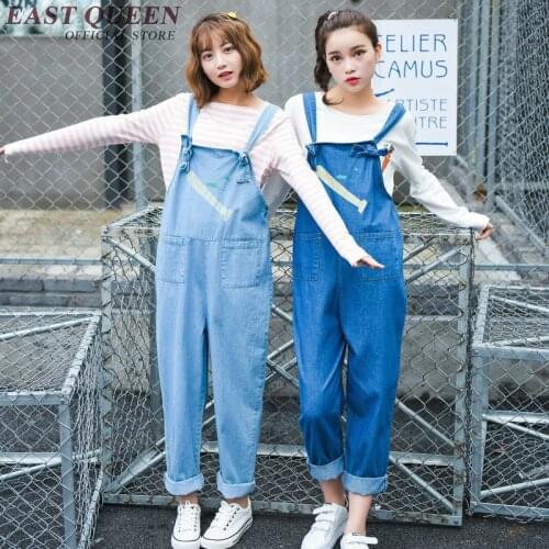 Female denim jumpsuit new arrivals rompers women denim female rompers womens jumpsuit 2018 jumpsuit women 2018 AA1964 W