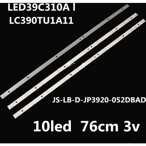 1set=3pcs led39c310a light bar d39-2000 js-lb-d-jp3920-052dbad 10leds 76CM