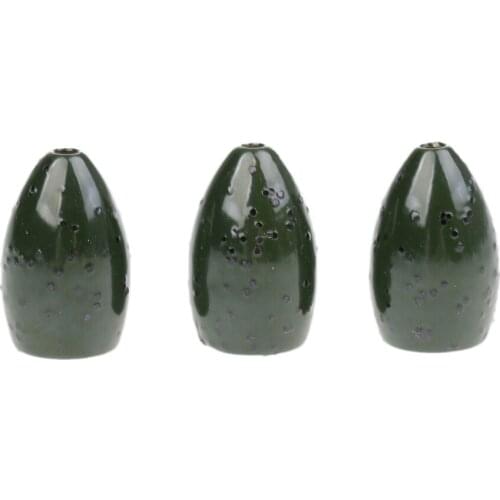 2-6Pcs/set Fishing Tungsten Weights Copper Alloy Weight Bullet Shape Sinkers Flipping/Worm Weights 5.3g-28g