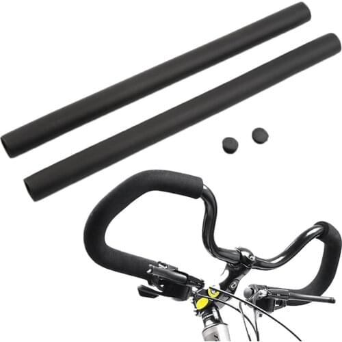 2021 NEW 2 Pcs Bicycle MTB Bike Smooth Tube Sponge Foam Rubber Handlebar Grips Bicycle Handlebar Sponge Cover Long Sponge Covers
