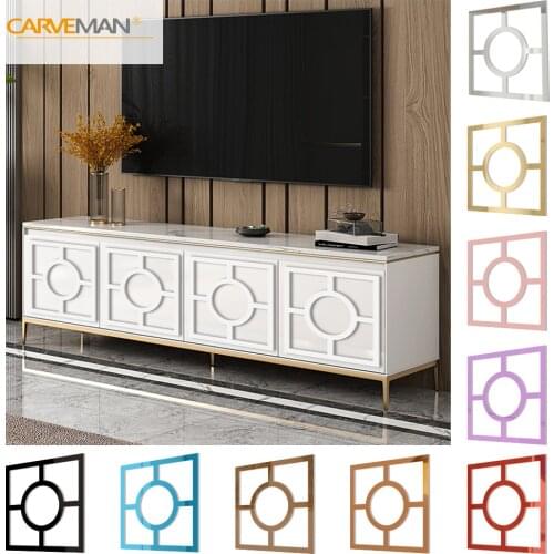 27x27cmx4pcs Square Hollow Mirror Wall Sticker Wallpaper For Living Room Bedroom Decoration Home Decor DIY Acrylic Mirror Decal