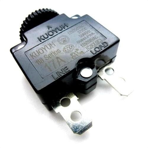3Pcs Taiwan KUOYUH Overcurrent Protector Overload Switch 88 Series 17A