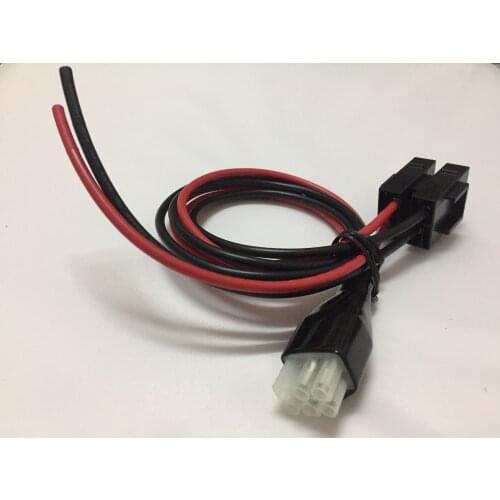 6-Pin DC Power Cable 30Amp for Kenwood Radio TS-50s TS-60s TS-140 TS-430S TS-440 TS-450 IC-706 IC-756 IC-725A FT-857D FT-897D