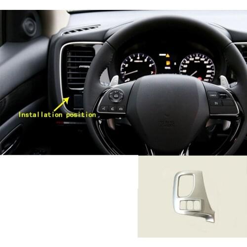 Car ABS Chrome Cover Garnish Detector Trim Front Air Condition Outlet Vent Molding For Mitsubishi Outlander 2016 2017 2018 2019