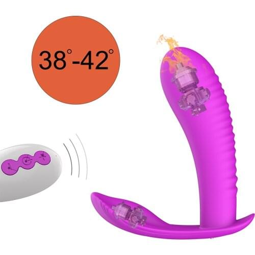 Wireless Butterfly Vibrator for Women Panties Strap on Dildos G Spot Masturbator Intimate Sex Products Vibrating for Adult Women