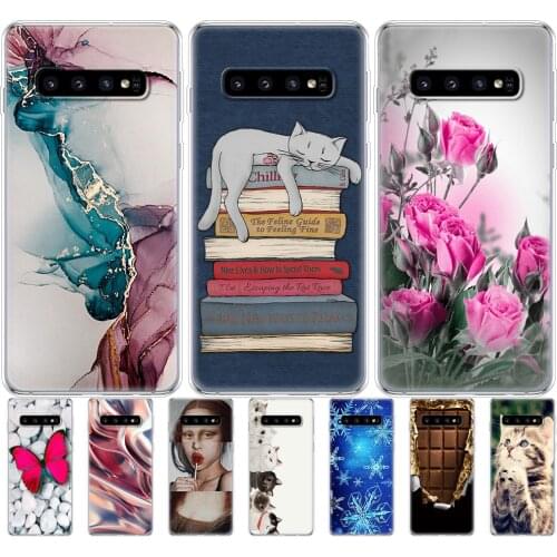 For Samsung Galaxy S10 Case S10Plus Case Silicone TPU Cover Phone S10 E Case On For Samsung S10 Plus G975F S 10 SM-G973F Case