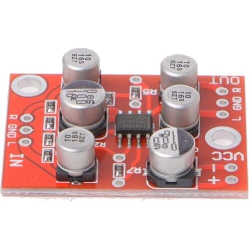 DC 5V-15V 12V AD828 Stereo Preamp Power Amplifier Board Preamplifier Module K5DB