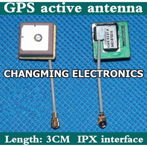 GPS antenna/12*12*6.5MM/with IPEX connector/GPS built-in active antenna/GPSH34N-N3(working 100% Free Shipping)1PCS