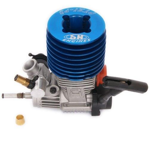 HSP RC Car 1:8 Buggy Monster Truggy Nitro Engine Taiwan Imports Black SH 21 Engine 3.48CC M21-P3 Pull Starter