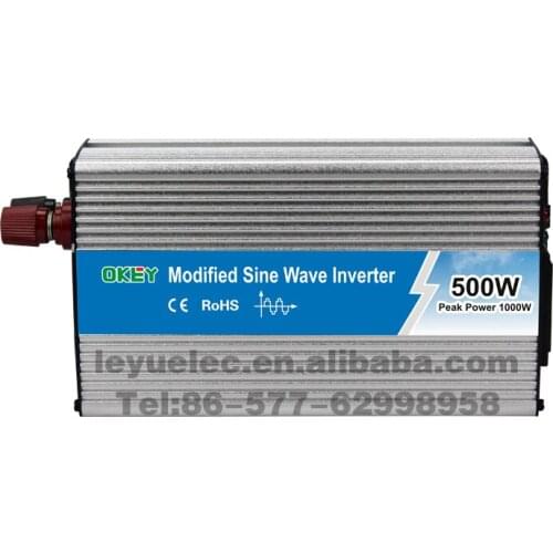 Hot product off grid small size high quality 500w 12v to 220v dc/ac modified sine wave inverter solar inverter home inverter