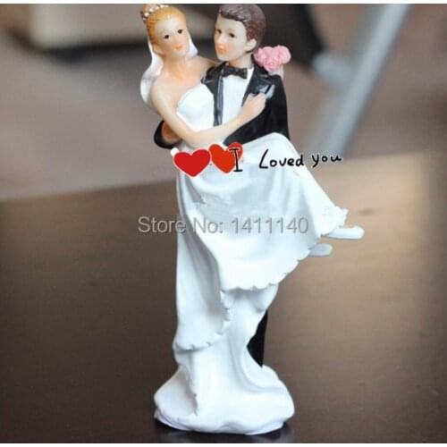 Love each other Bride and Groom sweet Couple Wedding Cake Topper Decoration in Event & Party supplies