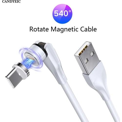 CANDYEIC Magnetic USB Cable For Samsung Galaxy Note20 Magnetic Data Charging Cable For Huawei P30 pro Magnetic USB Type-C Cable