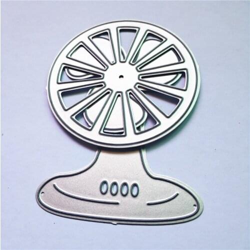 Electric Fan Carbon Steel Metal Cutting Dies Stencil Template For DIY Scrapbooking Photo Album Decor Embossing Mold