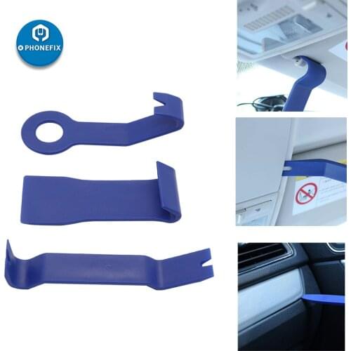 11pcs Auto Trim Removal Kit for Car Door Panel Dashboard Audio Radio Remover Pry Bar Stereo Repair Trim Panel Clip Tools Set