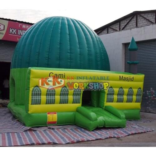 Kids amusement park inflatable air bubble castle bouncer,KK church dome bouncer house