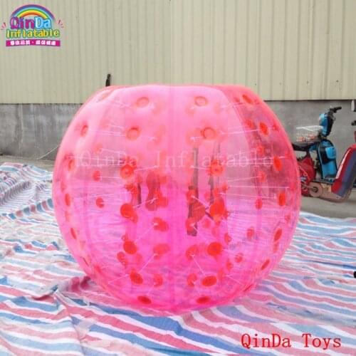Inflatable human knock bubble football soccer ball, 1.2m inflatable body ball for team game