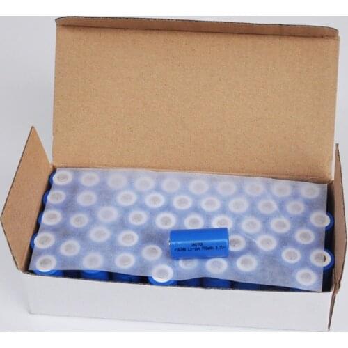 50PCS Real 3.7V 16340 rechargeable lithium ion battery 700mah li-ion cell CR17335 CR123A CR 123A for laser flashlight torch