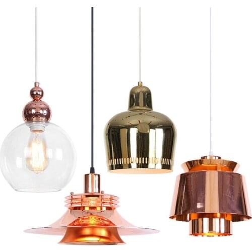 Nordic Style Loft Industrial Pendant Lights LED Vintage Light LED Hanging Lamp Home Lighting Fixtures Dining Iron Luminarias