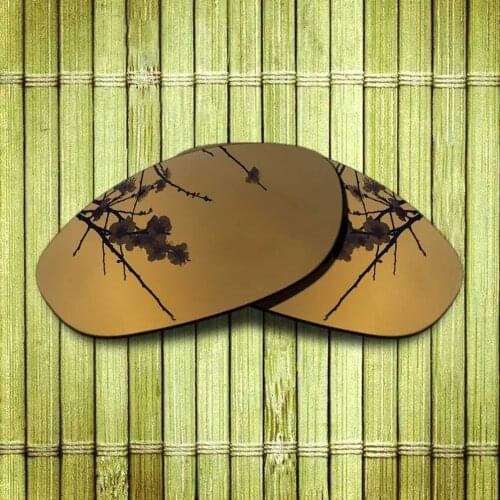 Polarized Replacement Lense For-Oakley Monster Dog Sunglasses Frame True Color Mirrored Coating - Copper Color Options