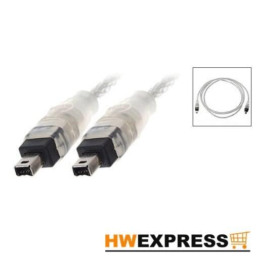 HWEXPRESS Hot Sale Practical 56.5" Male to Male 4 Pin Firewire IEEE 1394 Link Cable