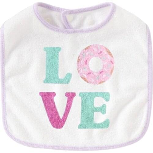 Simple Joys by Boys' Pack Teething Bibs Button Single Layer Anti-spitting Milk Soft Water Absorption for Girls And Boys