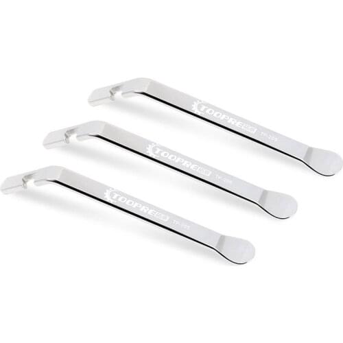 Bicycle Tire Lever Metal Stainless Steel Practical Curved Tyre Lever Mountain Bike Wheel Remover Repair Kit Set Removal Tools