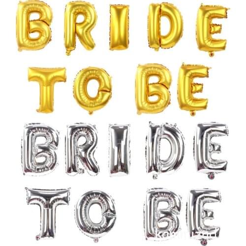 Wedding balloon 16 inch bride-to-be diamond ring balloon set rose gold BRIDE TO BE balloon bachelor party decoration balloon