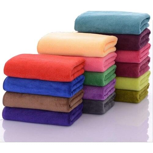 70*140cm Microfiber Fabric Beach Towels For Adults Thick Swimming Towel Absorbent Bath Towels Bathroom Toallas Playa Hot Sale