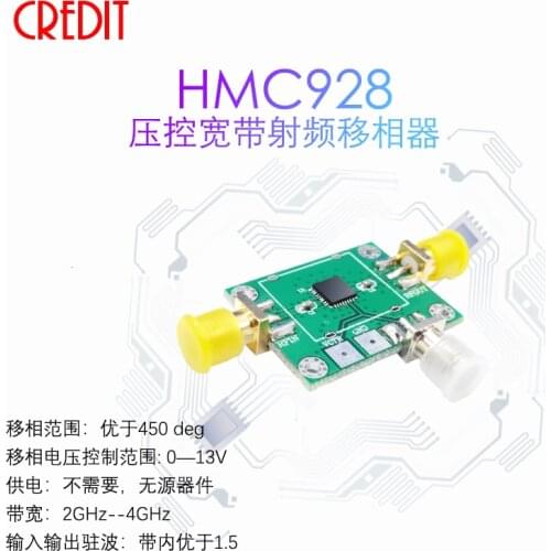 HMC928 RF Phase Shifter 2-4GHz Broadband Phase Shifter High Performance Phase Shifter