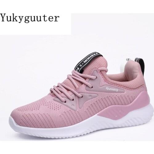 Woman Sports Running Shoes Outdoor Summer Breathable Couple Flats Shoes Lightweight Athletic Mesh Sneakers Lace Up Women
