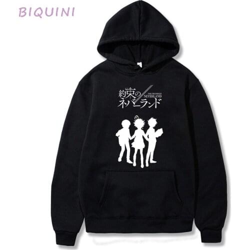 Manga The Promise Neverland Funny Cartoon Hoodies Women Fullmetal Alchemist Seven Deadly Sins Anime Sweatshirt Female Toppies