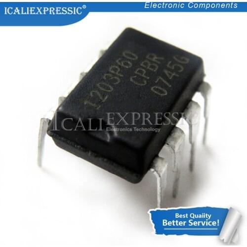 10PCS NCP1203P60 1203P60 = NCP1203P100 1203P100 DIP-8 In Stock