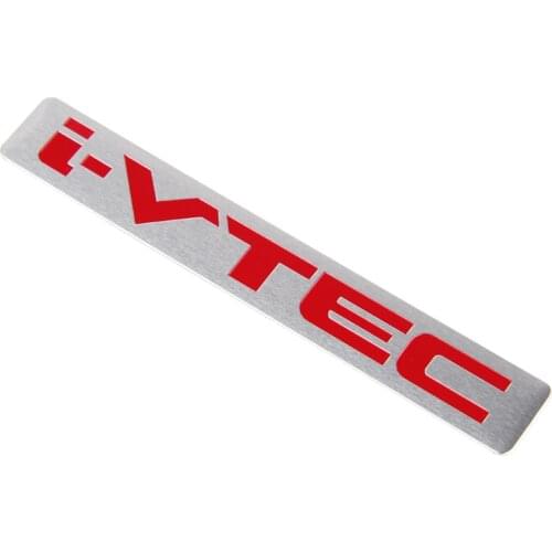 Car Styling Metal Auto Car Sticker Emblem Badge Decal For i-VTEC Logo For Honda CRV Civic Accord Fit Crosstour Jade Elysion Jazz