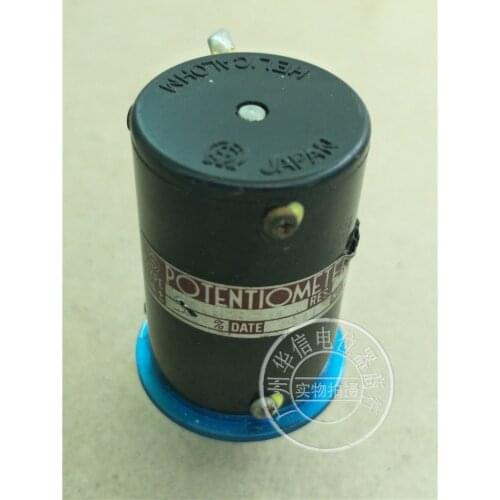 Used SAKAE 25HPS-10 10K 10-turn multi-turn wirewound potentiometer Shaft diameter 4MM A-1 handle 16mm switch