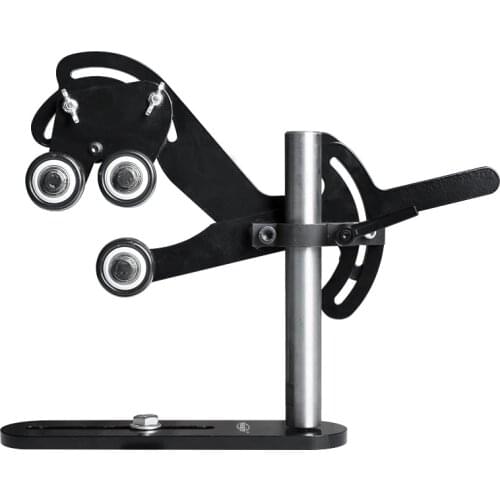 Woodworking Lathe Center Frame Steady Rest Center Stable Support Parts Shakeproof 3 Wheels Stabilizer Auxiliary Clamping Tool