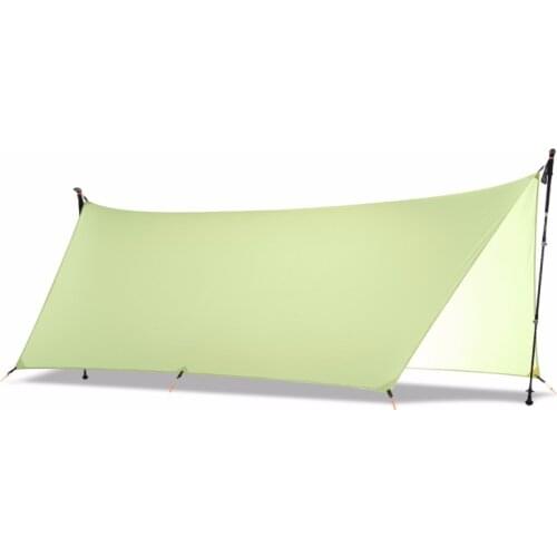 450G 20D Double-Sided Silicon Tarpe Ultralight Sun Shelter Beach Tent Pergola Awning Canopy Taffeta Tarp Camping Sunshelter