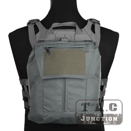Emerson Tactical Plate Carrier Backpack For CPC NCPC JPC 2.0 AVS Vest CP Style Vest Zip-on Panel Accessory Bag Foliage Green
