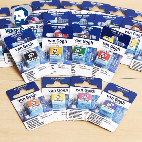 Netherlands VAN GOGH Van Gogh solid painting watercolor paint student stationery childrens DIY crafts art supplies
