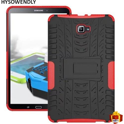 HYSOWENDLY Armor Hard PC + Soft TPU Tablet Case for Samsung Galaxy Tab A A6 10.1''inch 2016 T585 T580 SM-T580 T580N Protection