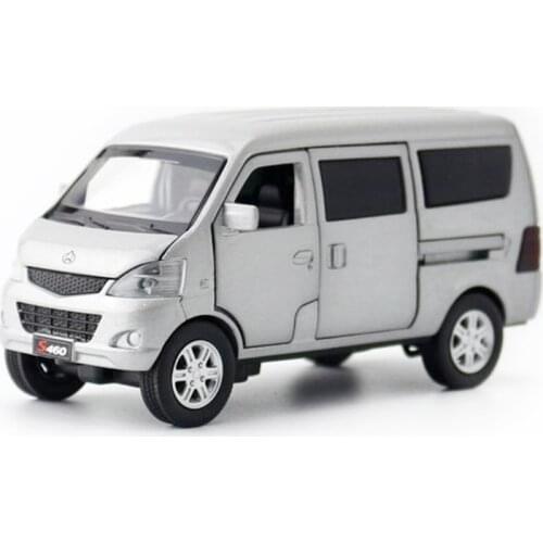 New Arrival 1:32 High Simitation Van MPV Model Toy Car Sliding Door Sound Light Toys Vehicle Model V611