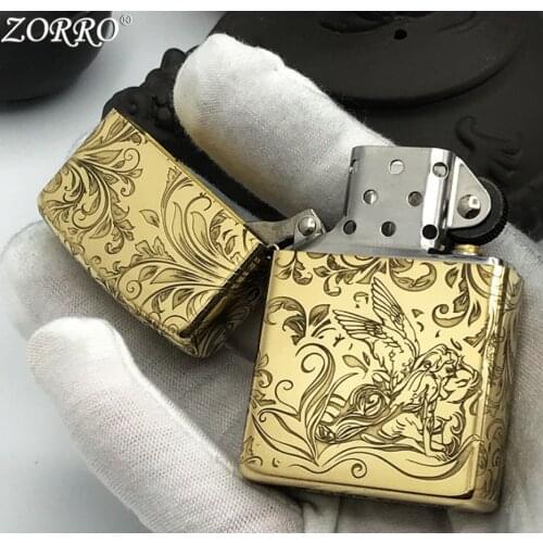 Exquisite flower fairy kerosene gasoline Petroleum oil cigarette lighter man woman gift(No Fuel, Handed -Made Sculpt 4 to 7 Day)