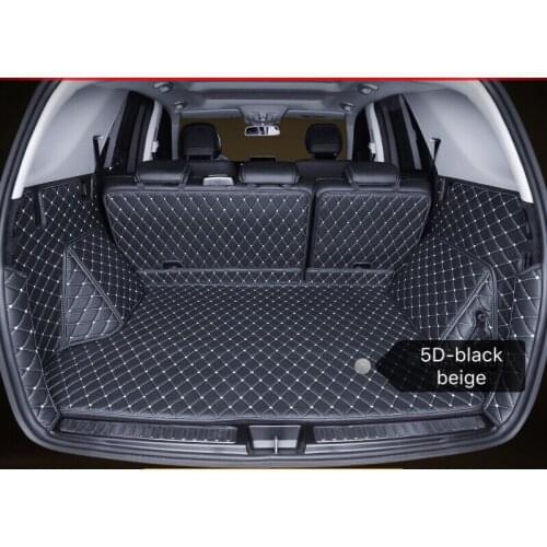 Leather Car trunk mat cargo carpet for Renault Espace Fluence Koleos Kadjar Kaptur Laguna Latitude Megane Talisman custom fit
