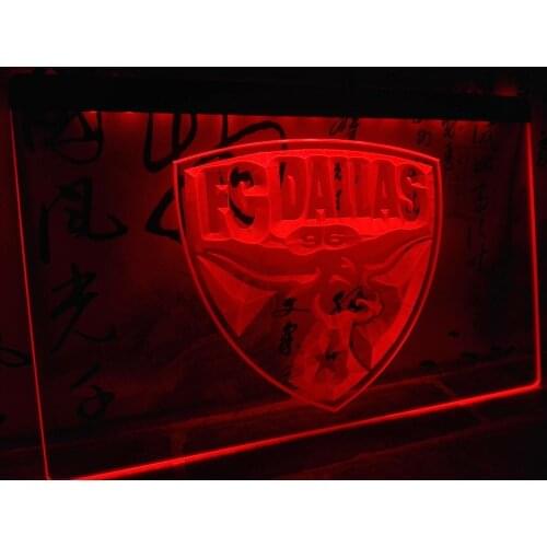 LD181- Fc Dallas LED Neon Light Sign home decor crafts
