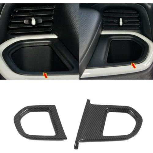 NEW-for Honda Fit Jazz 2020 2021 Front Air Vent Cover Trim Sticker Interior Decoration Car Accessories
