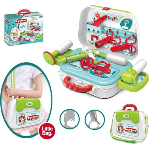 New Children Suitcase Toys Simulation Medical Equipment Makeups Tool Set Portable Box Pretend Play Toys For Kids Cosplay Gifts